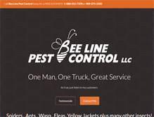 Tablet Screenshot of beelinepestcontrol-llc.com